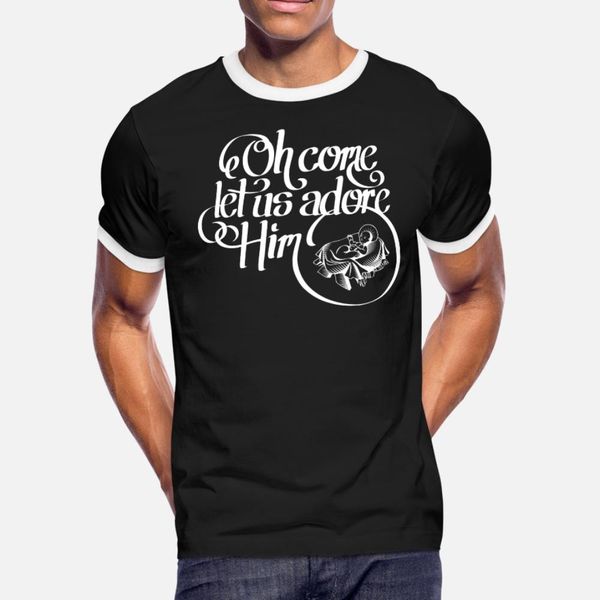 oh come let us adore him dark t shirt men designs 100% cotton euro size s-3xl novelty loose humor summer style natural shirt
oh come let us adore him dark t shirt men designs 100% cotton euro size s-3xl novelty loose humor summer style natural shirt