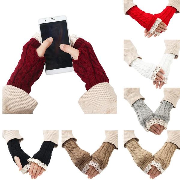 fashion lace autumn winter women thin elastic fingerless gloves half finger knitted stretch soft warm solid casual, Blue;gray
fashion lace autumn winter women thin elastic fingerless gloves half finger knitted stretch soft warm solid casual, Blue;gray