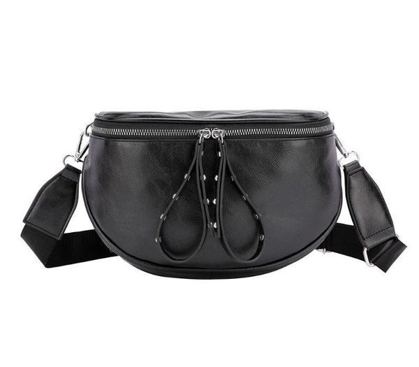 Fashion Crossbody Bags for Women 2019 Black Silver Shoulder Bag Soft PU Leather Messenger Bag Ladies Small Chest Bags sac a mainok
Fashion Crossbody Bags for Women 2019 Black Silver Shoulder Bag Soft PU Leather Messenger Bag Ladies Small Chest Bags sac a mainok