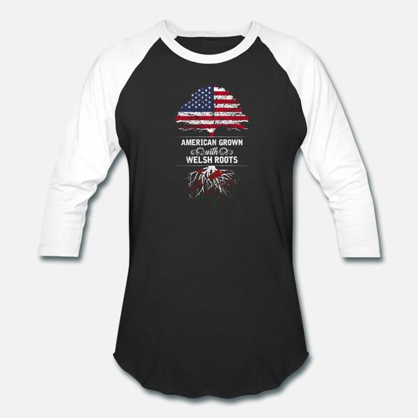 wales t shirt men custom cotton round collar solid color cute casual spring autumn family shirt