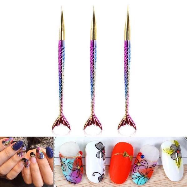 3 pcs/set nail art liner pen brush mermaid handle tips painting drawing manicure polish tools diy nail beauty pen set 88 sk88
3 pcs/set nail art liner pen brush mermaid handle tips painting drawing manicure polish tools diy nail beauty pen set 88 sk88