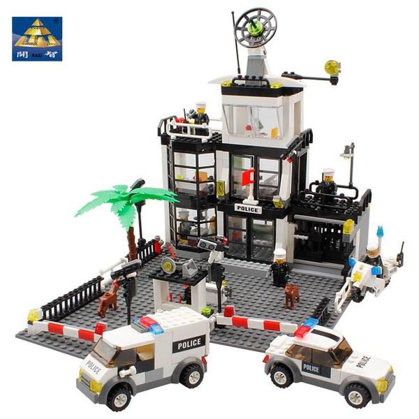 city police station truck set technic car building blocks mini bricks figure toys friends diy creator vehicle model for children boys 07
city police station truck set technic car building blocks mini bricks figure toys friends diy creator vehicle model for children boys 07