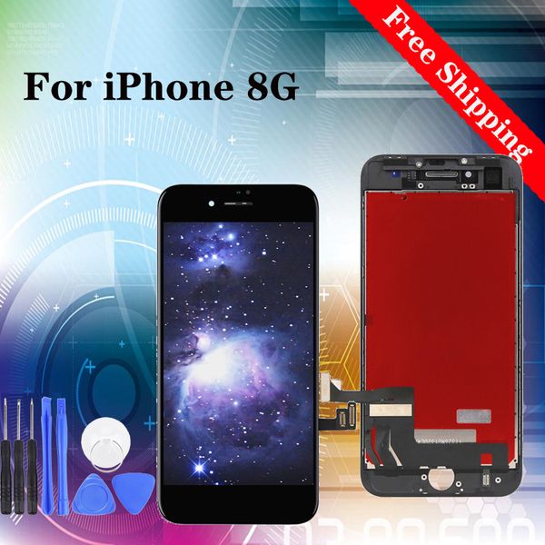 super quality digitizer lcd replacement screen assembly for iphone 8g lcd screen 100% tested white black display with tempered film gift
super quality digitizer lcd replacement screen assembly for iphone 8g lcd screen 100% tested white black display with tempered film gift