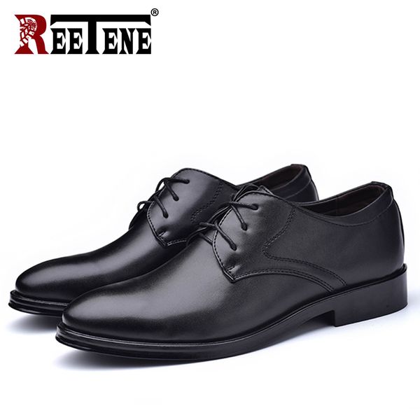 reetene new men leather shoes business men's dress shoes fashion casual wedding shoes comfortable pointed solid color men, Black
reetene new men leather shoes business men's dress shoes fashion casual wedding shoes comfortable pointed solid color men, Black