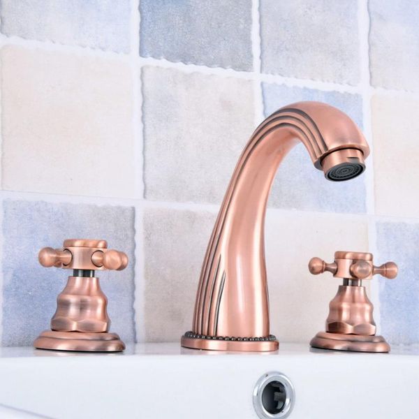 deck mount 3pcs antique red copper bathroom basin faucet widespread vanity sink mixer tap wsf535
deck mount 3pcs antique red copper bathroom basin faucet widespread vanity sink mixer tap wsf535