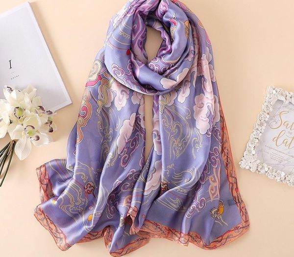 China New style Popular Autumn and winter women flower scarves hijab wraps lady beach silk muffler Seaside fashion warm shawl
China New style Popular Autumn and winter women flower scarves hijab wraps lady beach silk muffler Seaside fashion warm shawl