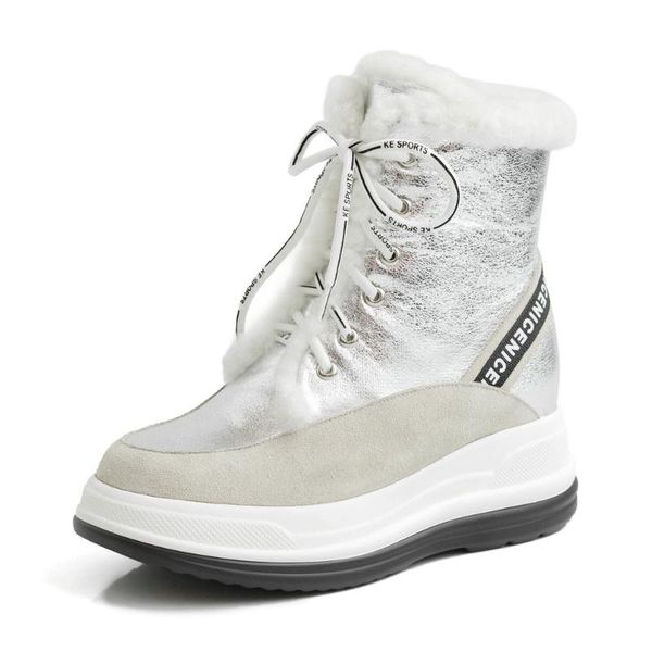 size34-43 genuine leather boots women winter warm wool fur sneakers platform snow boots women ankle female causal shoe, Black
size34-43 genuine leather boots women winter warm wool fur sneakers platform snow boots women ankle female causal shoe, Black