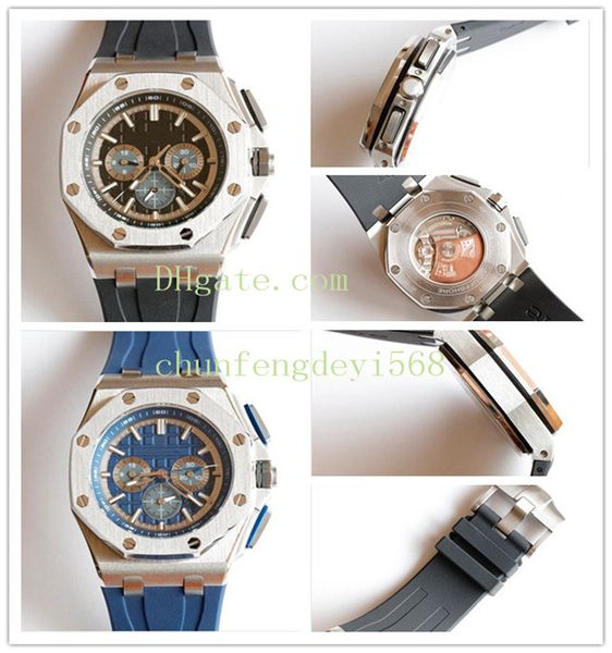 wristwatches 44mm sapphire mechanical offshore 316l steel rubber strap 26300st.oo.1110st.01 3126 automatic fashion men's watches, Slivery;brown
wristwatches 44mm sapphire mechanical offshore 316l steel rubber strap 26300st.oo.1110st.01 3126 automatic fashion men's watches, Slivery;brown