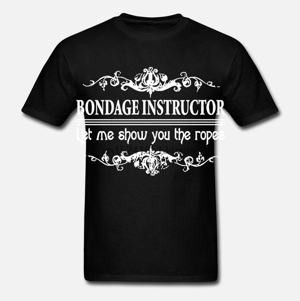 2018 streetwear short sleeve tees bondage instructor let me show you the ropes t shirt restraint cuffs hand spank anime casual c
2018 streetwear short sleeve tees bondage instructor let me show you the ropes t shirt restraint cuffs hand spank anime casual c