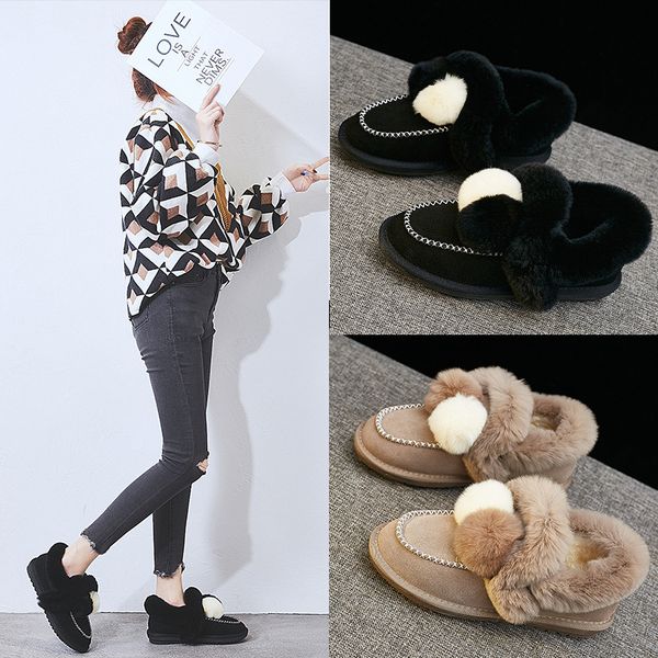 swyivy genuine leather snow boots for woman slip on winter warm fur boots furry ball 2020 new female black casual shoes snow
swyivy genuine leather snow boots for woman slip on winter warm fur boots furry ball 2020 new female black casual shoes snow