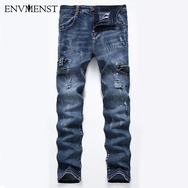 envmenst мужского плиссе байкер джинсы брюки slim fit марк дизайнер motocycle denim брюки мужская straight омывается мульти zipper, Blue
envmenst мужского плиссе байкер джинсы брюки slim fit марк дизайнер motocycle denim брюки мужская straight омывается мульти zipper, Blue