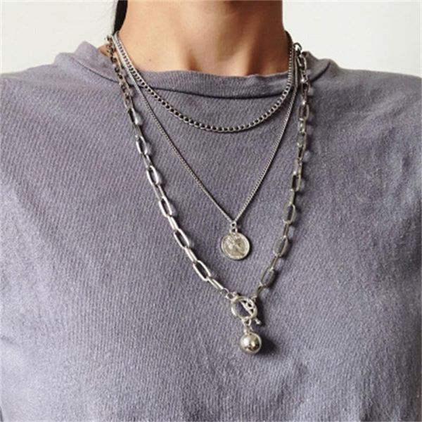 pendant necklaces 51227 han zhishang ins harajuku style street hip-hop multi-layer men and women trend personality necklace creative simple, Silver
pendant necklaces 51227 han zhishang ins harajuku style street hip-hop multi-layer men and women trend personality necklace creative simple, Silver