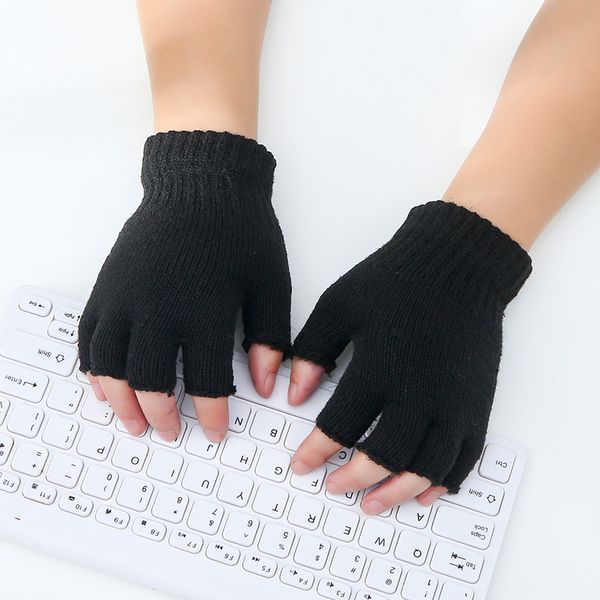 lovely female spring autumn knit acrylic wool warm mittens winter women black half finger touch screen typing gloves guantes j60, Blue;gray
lovely female spring autumn knit acrylic wool warm mittens winter women black half finger touch screen typing gloves guantes j60, Blue;gray