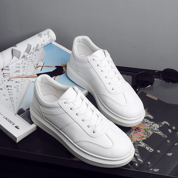 casual shoes female new korean version of the tide solid color round head simple low heel round head student wild white shoes, Black
casual shoes female new korean version of the tide solid color round head simple low heel round head student wild white shoes, Black