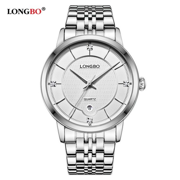 longbo 2020 fashion men women watch brand business stainless steel quartz watches date calendar analog couples wristwatches, Slivery;brown
longbo 2020 fashion men women watch brand business stainless steel quartz watches date calendar analog couples wristwatches, Slivery;brown