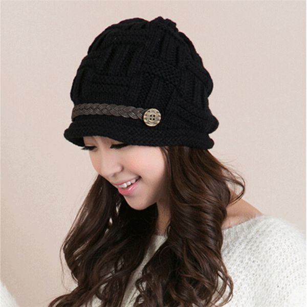1pcs woman winter bonnet hat knitted crochet casual cap beanies women warm caps solid color, Blue;gray
1pcs woman winter bonnet hat knitted crochet casual cap beanies women warm caps solid color, Blue;gray
