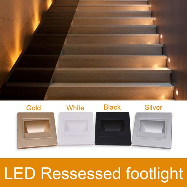 wall lamp led ressessed footlights ac90~260v indoor footlight 5 1.5w warm white light black/gold/silver/white
wall lamp led ressessed footlights ac90~260v indoor footlight 5 1.5w warm white light black/gold/silver/white