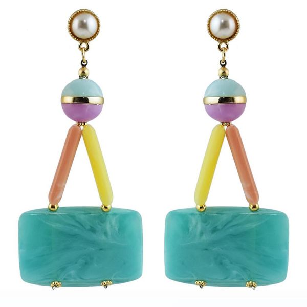 idealway trendy bohemian style resin drop earrings for women design jewelr, Golden
idealway trendy bohemian style resin drop earrings for women design jewelr, Golden