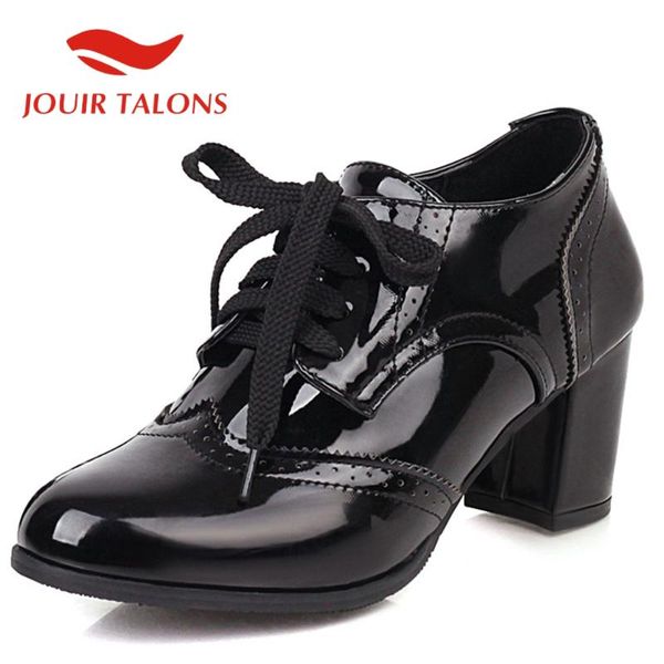 jouir talons multicolor office ladies round toe sqaure thick heels women shoes casual cross-tied patent women pumps, Black
jouir talons multicolor office ladies round toe sqaure thick heels women shoes casual cross-tied patent women pumps, Black