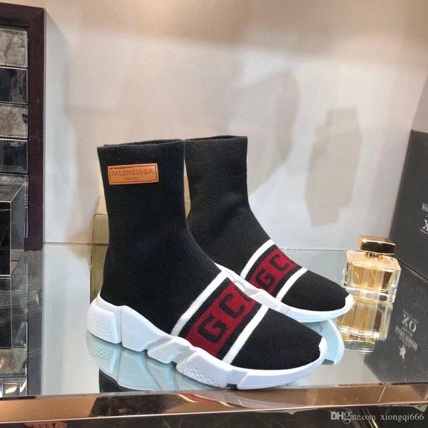 2020 new men's and women's fashion casual sports shoes, comfortable wild socks shoes, and couple models, Red;white
2020 new men's and women's fashion casual sports shoes, comfortable wild socks shoes, and couple models, Red;white