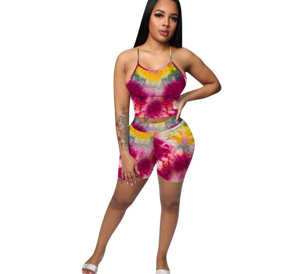 qq1 women two piece shorts set tie dye printed sling outfits sports suit female designer summer clothing, Gray
qq1 women two piece shorts set tie dye printed sling outfits sports suit female designer summer clothing, Gray