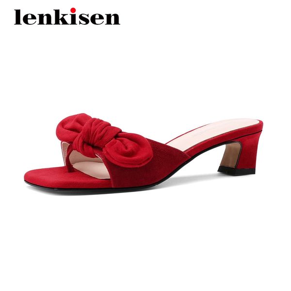 lenkisen sheep suede butterfly-knot gorgeous three colors streetwear square peep toe med strange heels slip on sandals women l08, Black
lenkisen sheep suede butterfly-knot gorgeous three colors streetwear square peep toe med strange heels slip on sandals women l08, Black