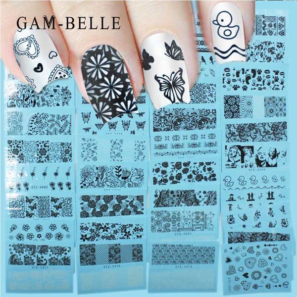 gam-belle 1шт new красота black / white nail art наклейки sexy кружево цветок для charm переноса воды таблички маникюрных инструментов
gam-belle 1шт new красота black / white nail art наклейки sexy кружево цветок для charm переноса воды таблички маникюрных инструментов