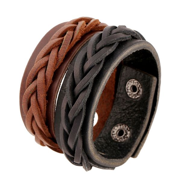 мужская мода ювелирные изделия vintage кожаные браслеты ручной работы blackbrown сплетенный браслет wrap браслет pulseiras masculinos мгнове, Golden;silver
мужская мода ювелирные изделия vintage кожаные браслеты ручной работы blackbrown сплетенный браслет wrap браслет pulseiras masculinos мгнове, Golden;silver