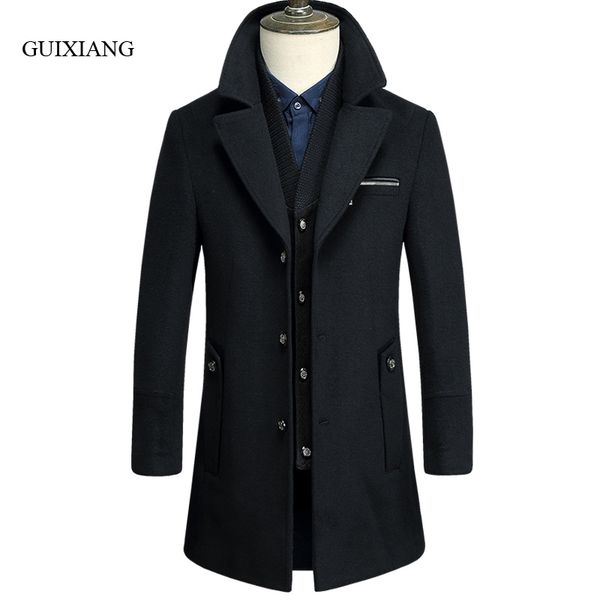 men's wool & blends 2021 arrival winter style boutique woolen coat business casual liner detachable men long trench size m-3xl, Black
men's wool & blends 2021 arrival winter style boutique woolen coat business casual liner detachable men long trench size m-3xl, Black