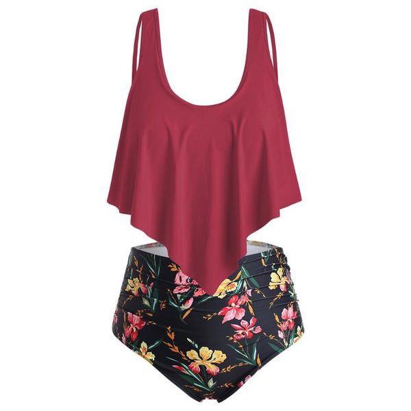 wipalo flounce floral plus size high waisted women sets summer beach boho swim set 2 pieces bathing suit ladies holiday big size, White
wipalo flounce floral plus size high waisted women sets summer beach boho swim set 2 pieces bathing suit ladies holiday big size, White