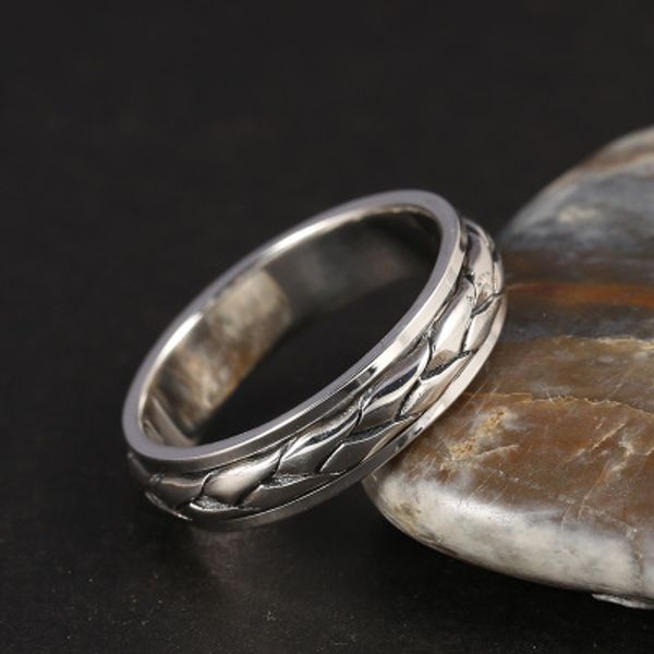 925 sterling silver can turn weave wedding brand fashion engagement vintage ring jewelry
925 sterling silver can turn weave wedding brand fashion engagement vintage ring jewelry