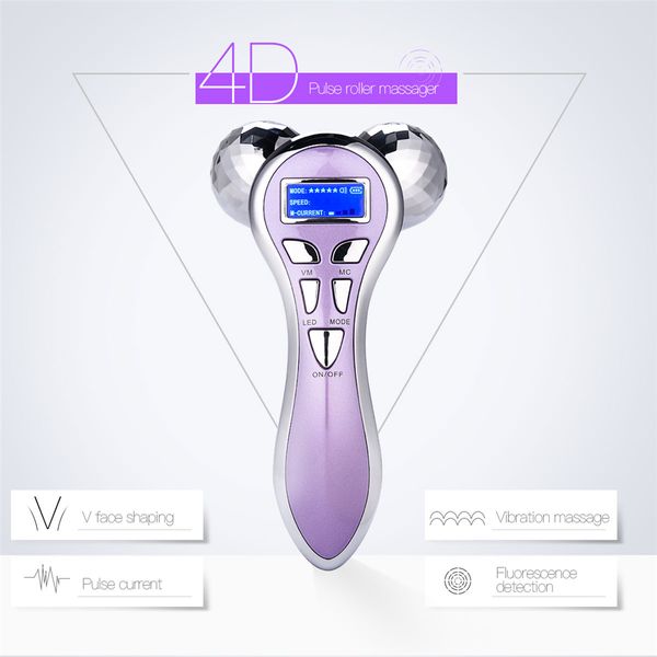 micro current face massager 4d v shape face ball roller facial lifting firming tighten wrinkle remover anti cellulite massage
micro current face massager 4d v shape face ball roller facial lifting firming tighten wrinkle remover anti cellulite massage