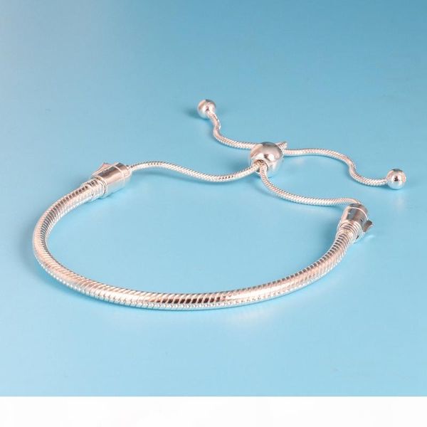 basic bracelet for pandora 925 sterling silver temperament fashion telescopic chain ladies bracelet with original box free, Golden;silver
basic bracelet for pandora 925 sterling silver temperament fashion telescopic chain ladies bracelet with original box free, Golden;silver