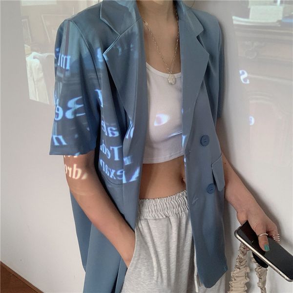 casual overside summer women blazers coat 2020 korean new trend fashion womens cool short sleeve white blazer double breasted, White;black
casual overside summer women blazers coat 2020 korean new trend fashion womens cool short sleeve white blazer double breasted, White;black