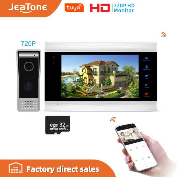 video door phones jeatone 7inch monitor intercoms home security system doorbell phone cam, multi-language, support remote control
video door phones jeatone 7inch monitor intercoms home security system doorbell phone cam, multi-language, support remote control