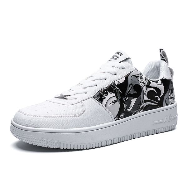 casual men and women's skateboarding shoes washed denim shoes flower cloth breathable outdoor sneakers couple walking, Black
casual men and women's skateboarding shoes washed denim shoes flower cloth breathable outdoor sneakers couple walking, Black