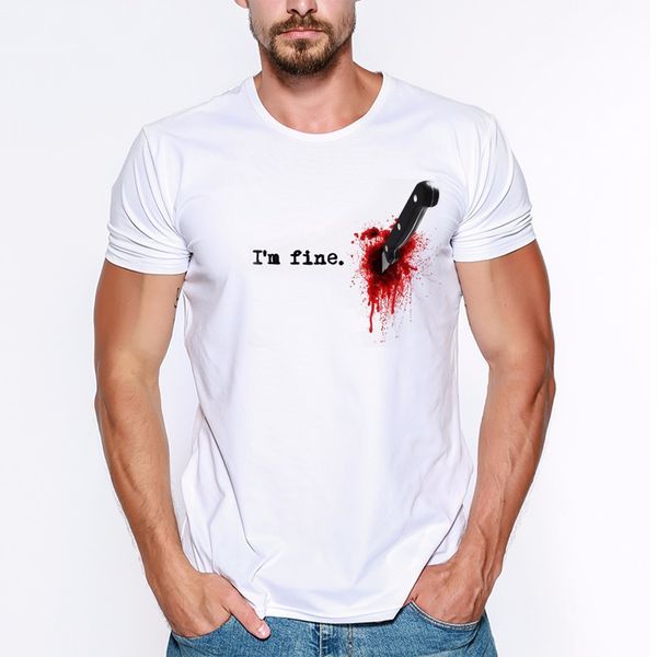 2019 design cool summer short sleeve men's funny t-shirts tee fashion get si am fine blood gift casual streetwear
2019 design cool summer short sleeve men's funny t-shirts tee fashion get si am fine blood gift casual streetwear