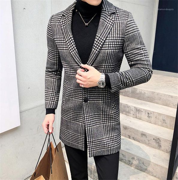 cardigan wool blends coats manteaux pour hommes mens designer winter coats plaid pattern plus size business, Black
cardigan wool blends coats manteaux pour hommes mens designer winter coats plaid pattern plus size business, Black