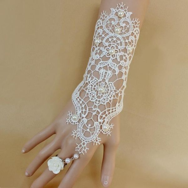 popular in europe and the united states retro bridal wedding dress accessories white lace bracelet with one chain bracelet, Golden;silver
popular in europe and the united states retro bridal wedding dress accessories white lace bracelet with one chain bracelet, Golden;silver