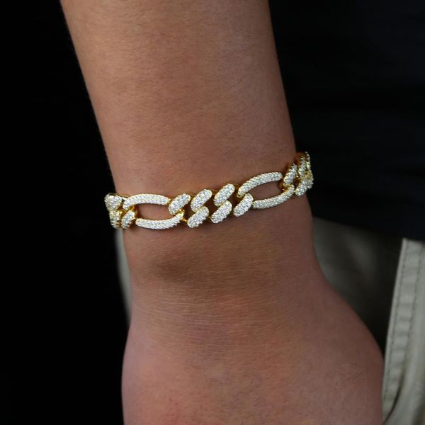 iced out bling 12mm rose gold silver color pink crystal bubble miami cuban hip hop chain bracelets men women rap rock party punk, Black
iced out bling 12mm rose gold silver color pink crystal bubble miami cuban hip hop chain bracelets men women rap rock party punk, Black