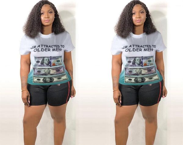 доллары печати tshirts шеи экипажа с коротким рукавом мода feamle одежда плюс размер повседневная одежда женщин летнюю конструктора, White
доллары печати tshirts шеи экипажа с коротким рукавом мода feamle одежда плюс размер повседневная одежда женщин летнюю конструктора, White