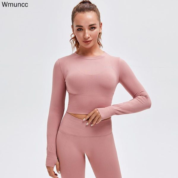 wmuncc women sport fitness seamless yoga shirts workout high elastic running breathable long sleeve t-shirts sportswear, White;red
wmuncc women sport fitness seamless yoga shirts workout high elastic running breathable long sleeve t-shirts sportswear, White;red