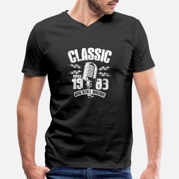 classic since 1983 t shirt men design cotton o-neck gents crazy funny summer kawaii shirt, White;black
classic since 1983 t shirt men design cotton o-neck gents crazy funny summer kawaii shirt, White;black