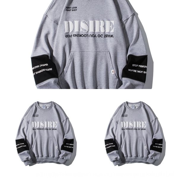 south summer dress 2020 autumn long sleeve coat men's loose trendy ins round neck stitching foam printed coat sweater sweater for men h, Black
south summer dress 2020 autumn long sleeve coat men's loose trendy ins round neck stitching foam printed coat sweater sweater for men h, Black