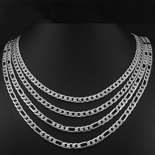 fashion silver plated stainless steel 4/6/8/10mm chain long necklace no fade cuban chain gift for men women hip jewelry
fashion silver plated stainless steel 4/6/8/10mm chain long necklace no fade cuban chain gift for men women hip jewelry