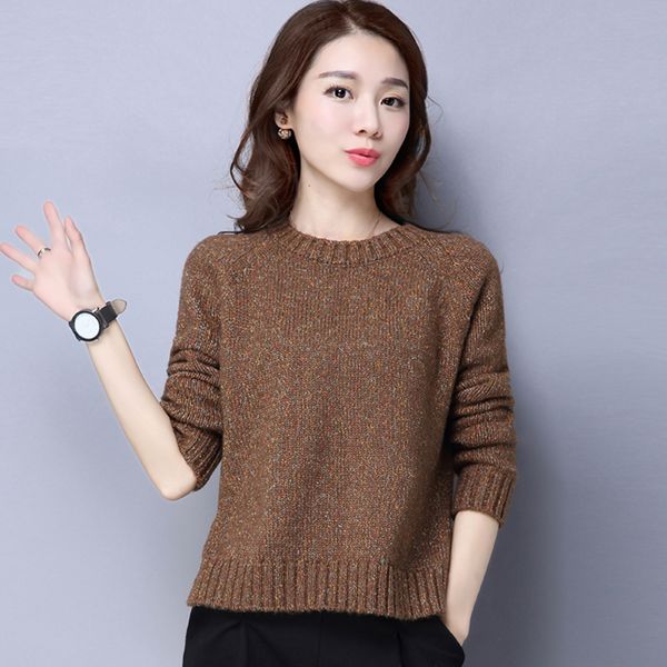 solid color thick winter long sleeve women sweaters casual knitted pullover autumn female sweaters new loose o-neck, White;black
solid color thick winter long sleeve women sweaters casual knitted pullover autumn female sweaters new loose o-neck, White;black