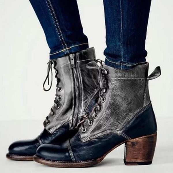 women mid-calf boots chaussure booties high heels vintage pu leather autumn plus size shoes woman zapatos mujer sapato d1617, Black
women mid-calf boots chaussure booties high heels vintage pu leather autumn plus size shoes woman zapatos mujer sapato d1617, Black