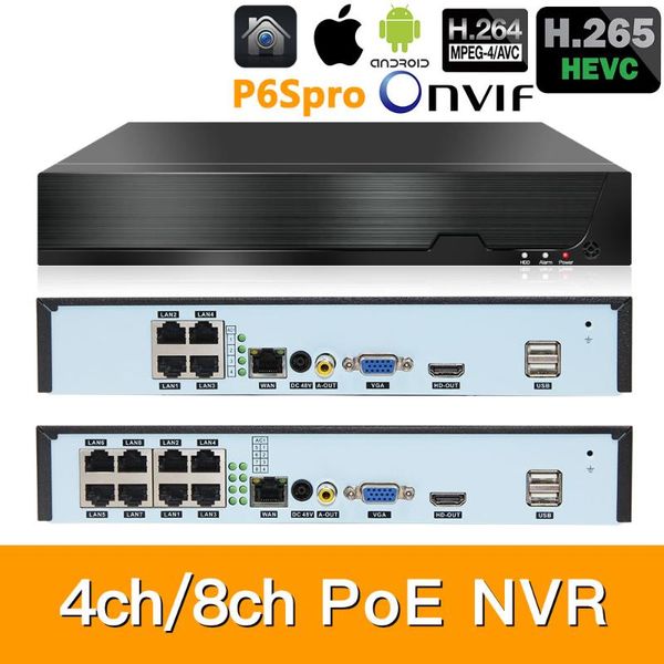 kits h.265 8ch*5mp 4ch/8ch poe network video recorder surveillance nvr 4/8channel for hd 5mp/1080p ip camera 802.3af onvif, Black;white
kits h.265 8ch*5mp 4ch/8ch poe network video recorder surveillance nvr 4/8channel for hd 5mp/1080p ip camera 802.3af onvif, Black;white