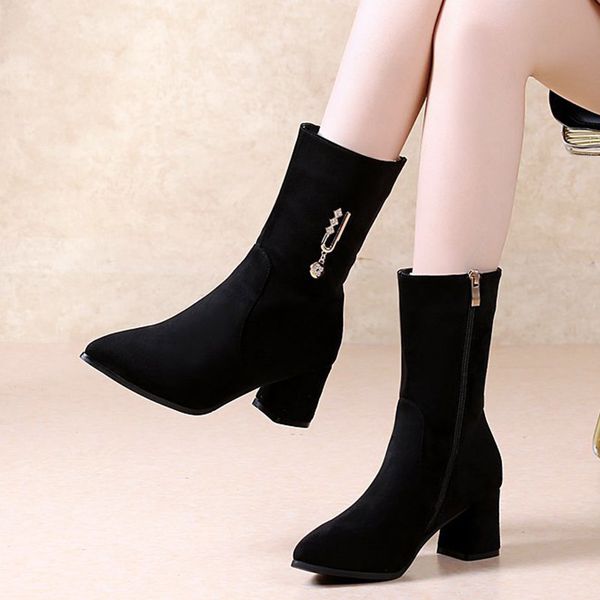 плюс размер 41 женщины средние теленок boots black flock высокие каблуки ботинок платья остроконечные toe металла пинетки с zip rhinestone н
плюс размер 41 женщины средние теленок boots black flock высокие каблуки ботинок платья остроконечные toe металла пинетки с zip rhinestone н