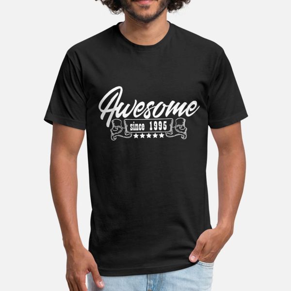 awesome since 1995 amazing t shirt men printed short sleeve s-xxxl solid color cute breathable summer style family shirt
awesome since 1995 amazing t shirt men printed short sleeve s-xxxl solid color cute breathable summer style family shirt